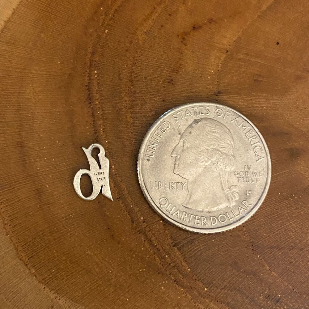 Retired James Avery Script 16 Charm, Sterling Sil… - image 2